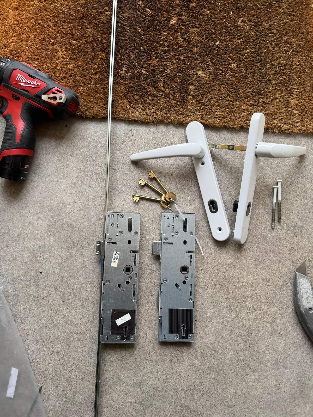 Mortice lock mechanism replacement completed by a locksmith in Erith
