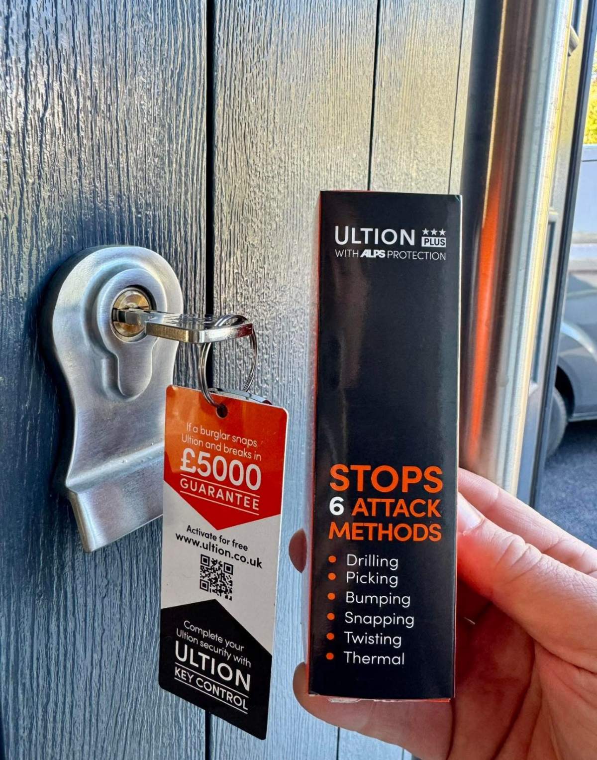 ULTION anti-snap cylinder fitted by a local locksmith in Erith