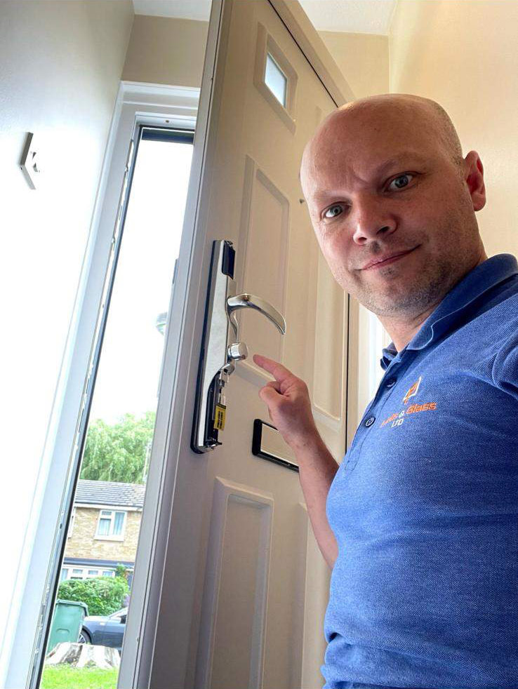 Smart lock installed by a local locksmith in Erith